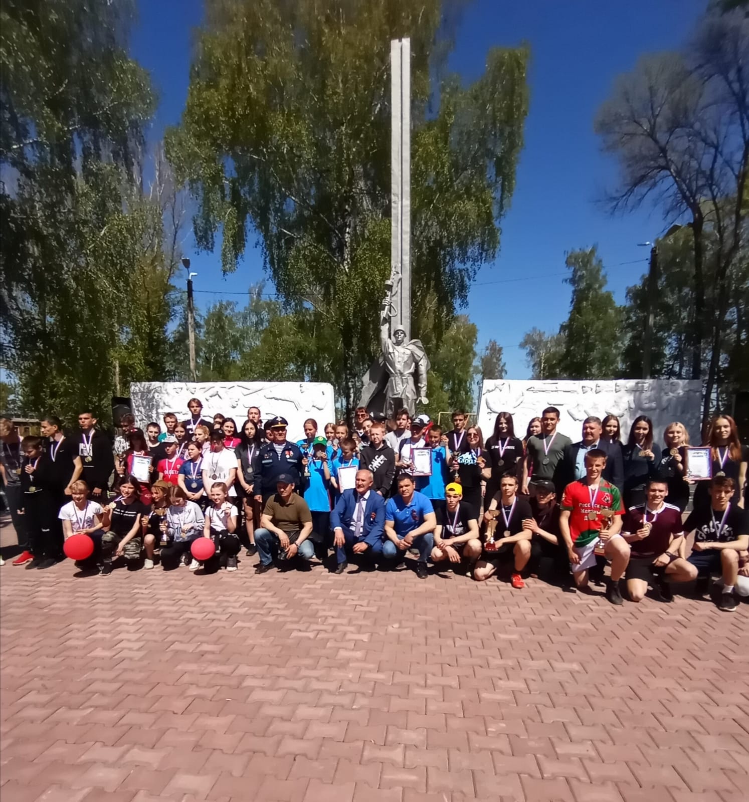 В Екатериновке проведена праздничная легкоатлетическая эстафета